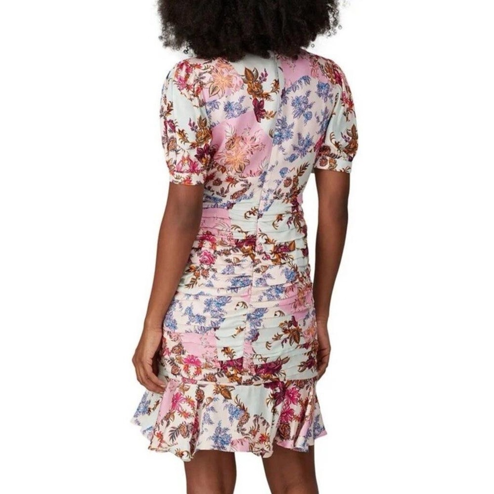 ADELYN RAE Spring Above Rouched Floral Mini Dress - Picture 2 of 9